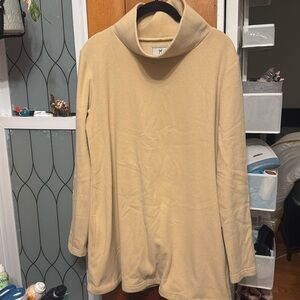 Cozy Dudley Stephens cowl neck top size XL